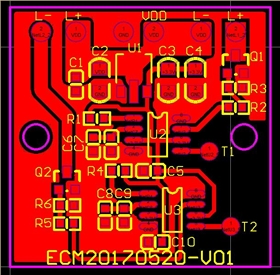 觸摸調光電路板