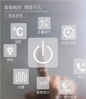 智能浴室鏡PCBA方案