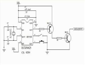 定時(shí)音樂IC芯片電路圖