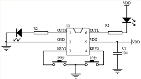 10秒延時開關芯片