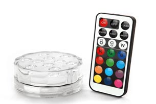 麗晶微芯片定制案例之遙控七彩潛水燈