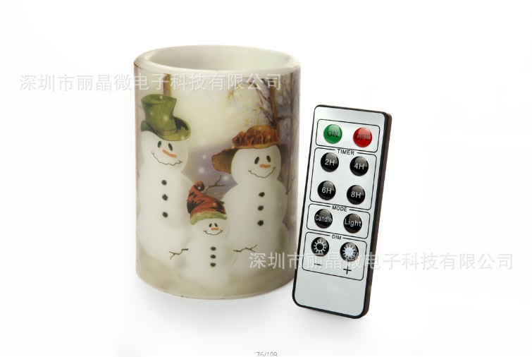 遙控定時蠟燭燈IC芯片-熊熊的燭光，深圳的這個冬天不大冷