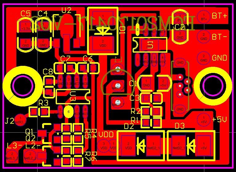 單鍵觸摸電路板
