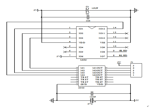 12v激光燈IC芯片