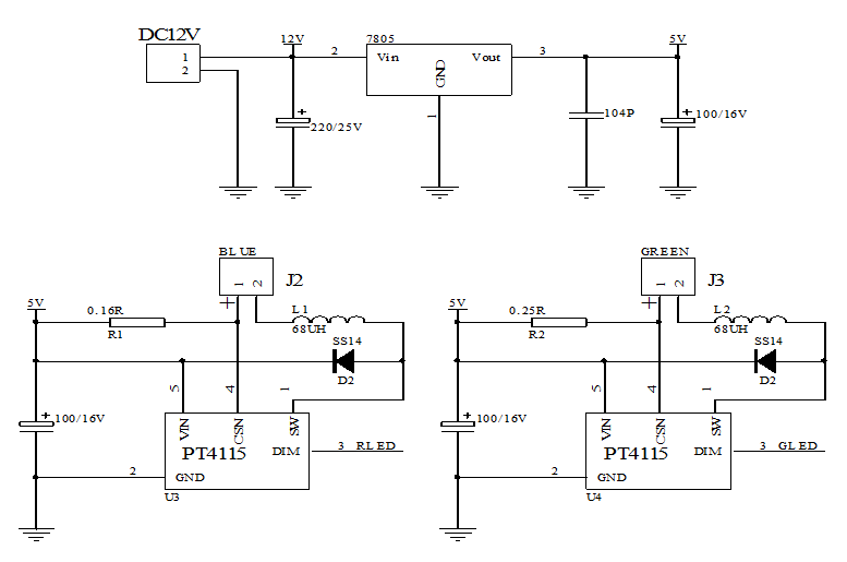 12V激光燈控制IC芯片方案