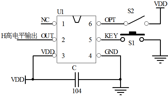 一鍵延時開關機芯片