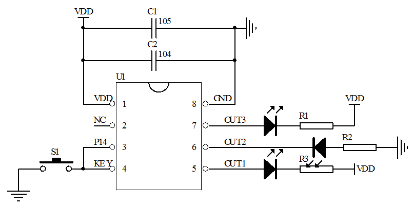 開關芯片電路圖