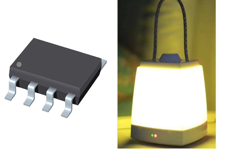 七彩按鍵小夜燈IC