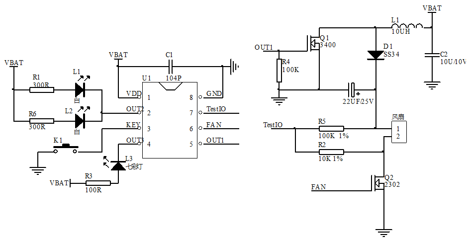 小風扇主控IC