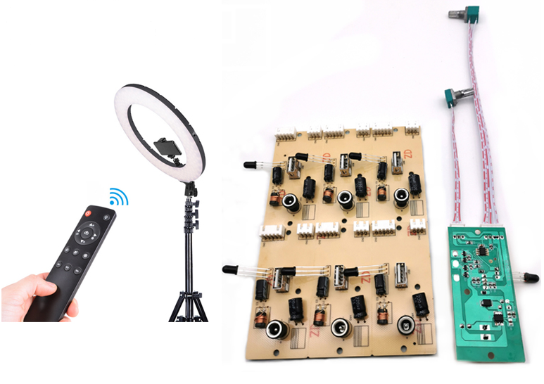 遙控LED補光燈PCBA方案