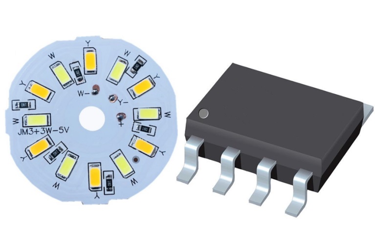 按鍵調(diào)光調(diào)色溫芯片