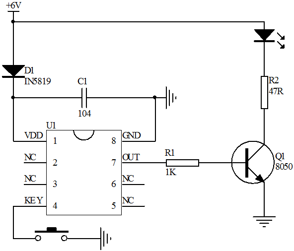 圣誕小夜燈芯片方案