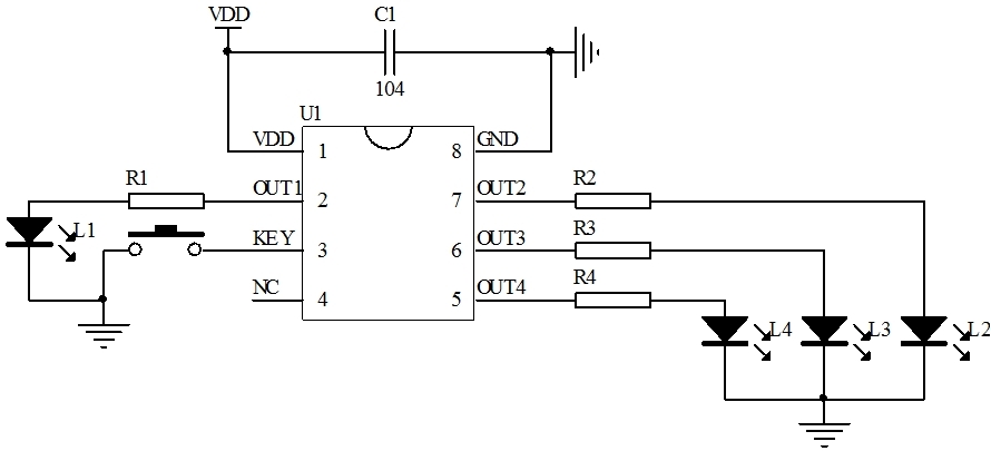 長按開關機定時芯片