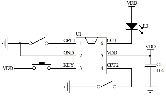 0.5-1-1.5-2小時(shí)定時(shí)芯片 0.5-1-1.5-2小時(shí)定時(shí)芯片