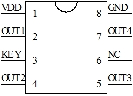 AF63一鍵開關(guān)機芯片電路圖