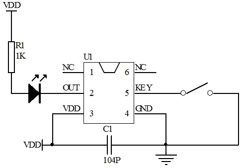 15秒定時震動開關IC