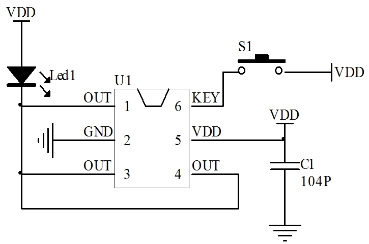 快閃-呼吸閃-長亮閃燈IC