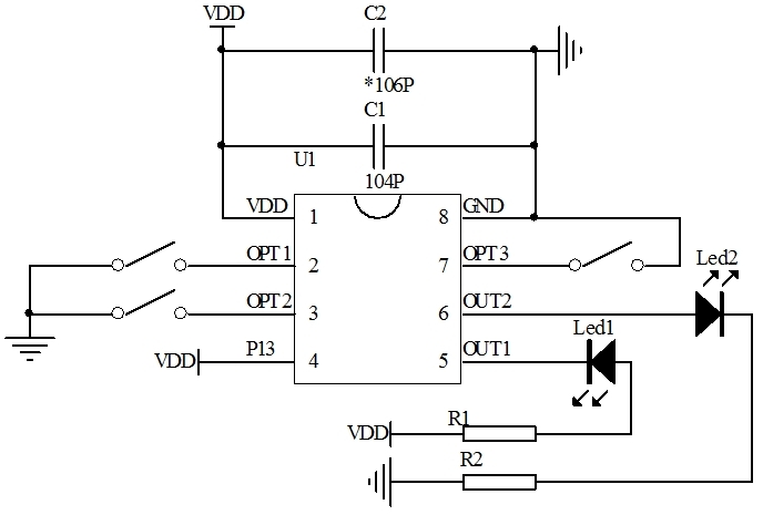 觸發延時芯片電路