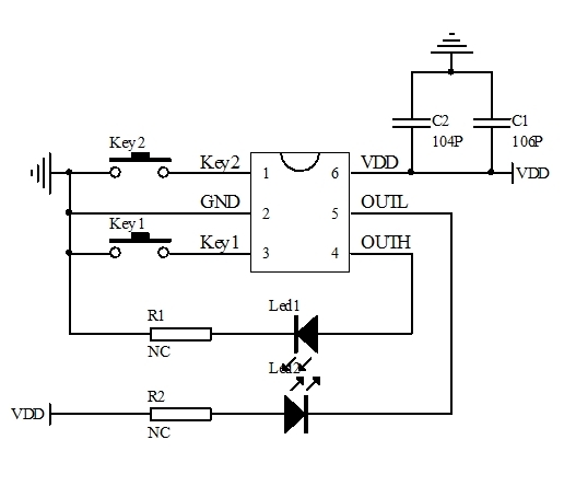 六角開關電源芯片