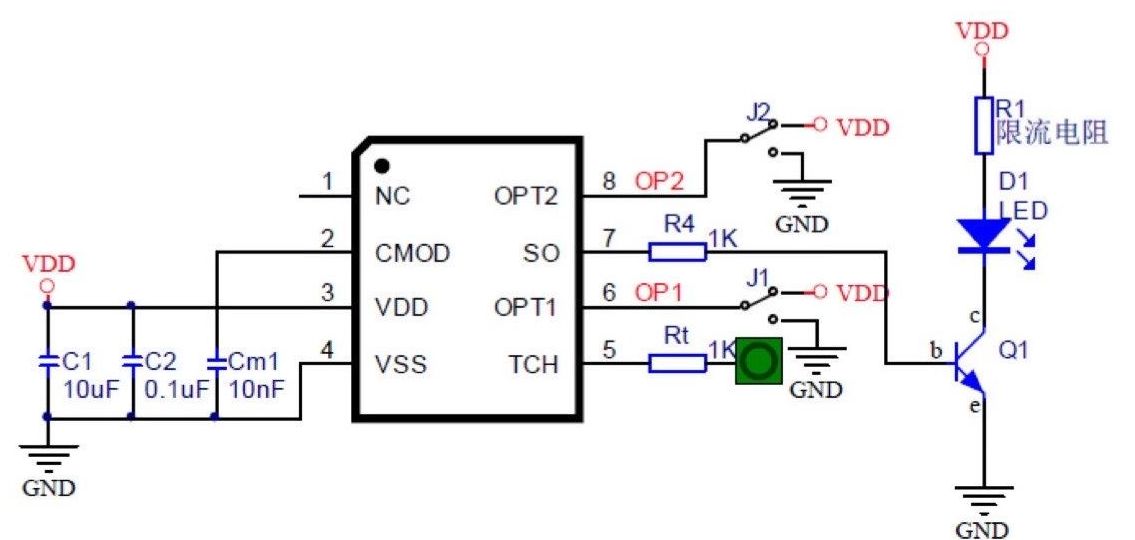 ET8022W單觸控單輸出LED調光IC