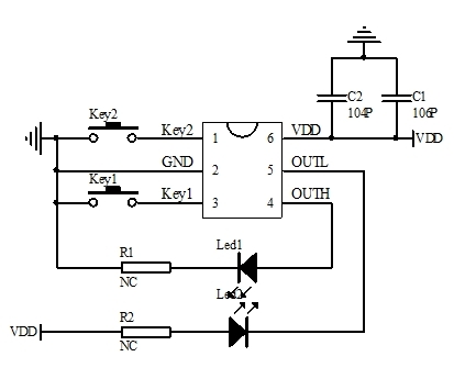 6腳開關電源管理芯片