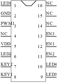 露營燈芯片腳位圖