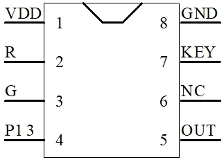 手電筒爆閃燈芯片