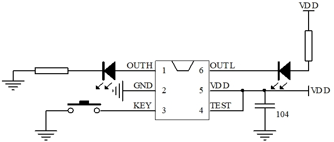 六角貼片開關(guān)電源芯片
