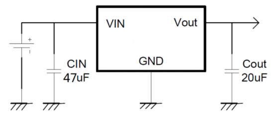 穩壓芯片電路圖