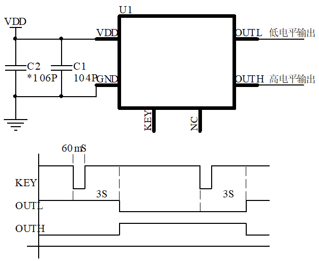 上電延時開關(guān)芯片