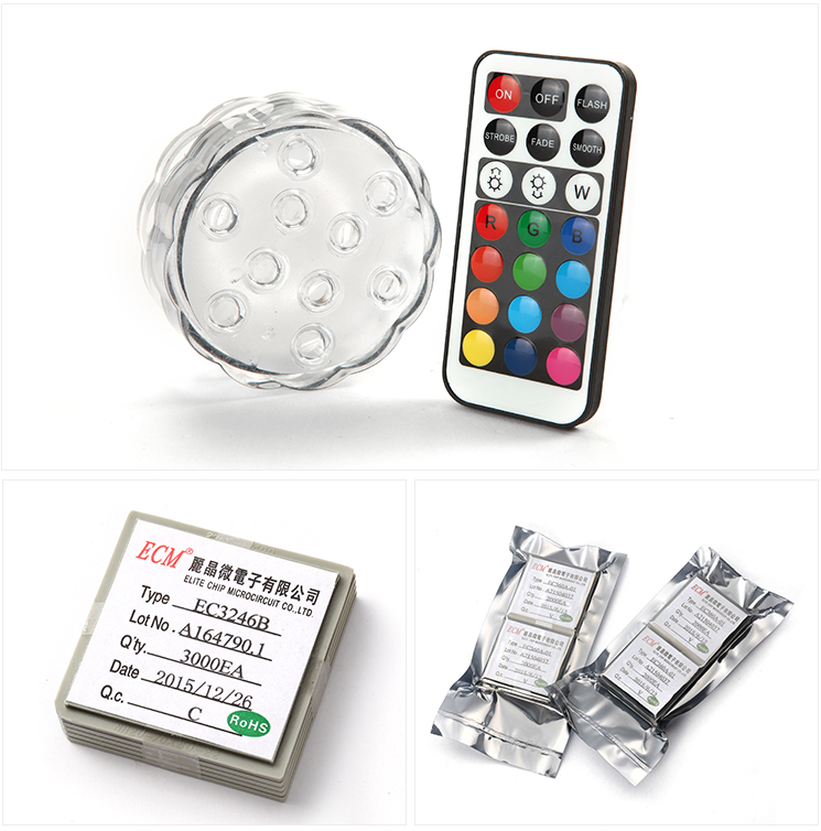 3燈多段閃IC芯片 EC3246B